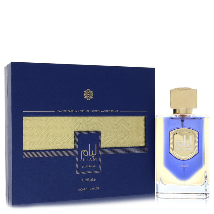Liam Blue Shine Eau De Parfum Spray By Lattafa For Men-100 Ml