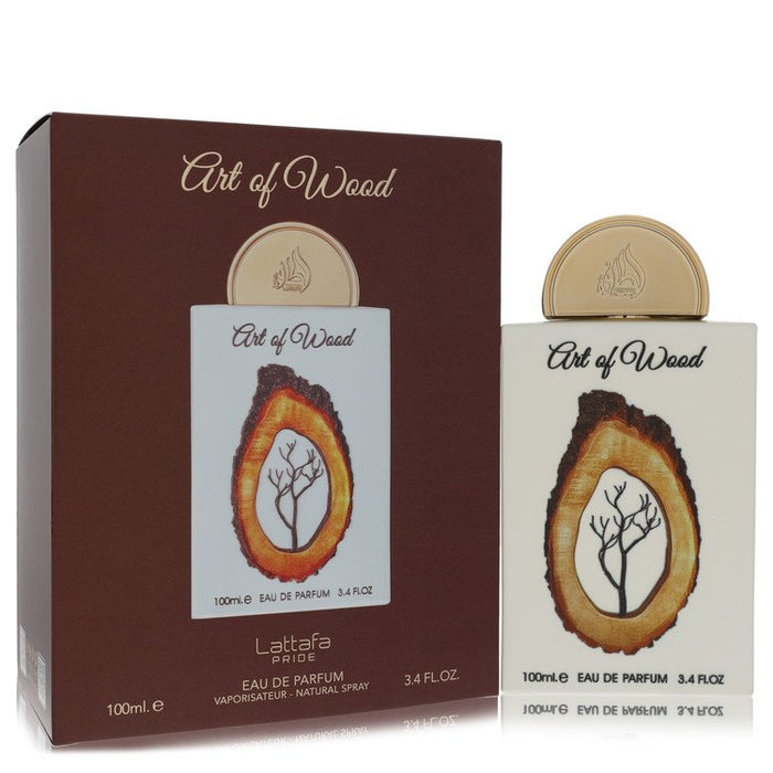Lattafa Pride Art Of Wood Eau De Parfum Spray By Lattafa For Men-100 Ml