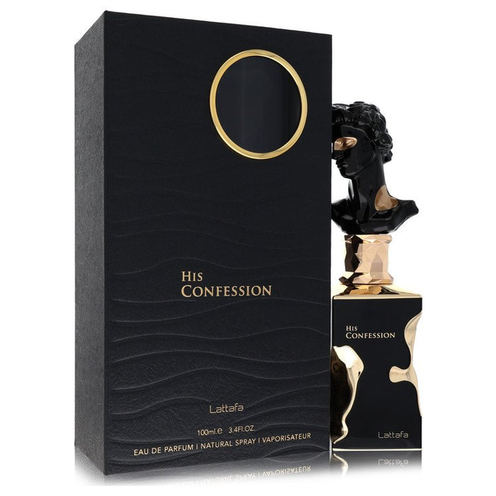 His Confession Eau De Parfum Spray By Lattafa For Men-100 Ml