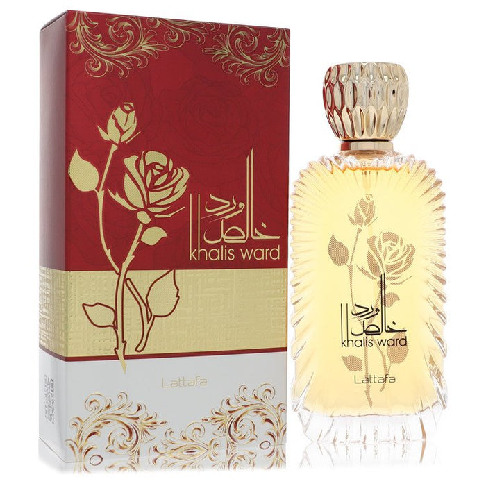 Lattafa Khalis Ward Eau De Parfum Spray By Lattafa For Women-80 Ml