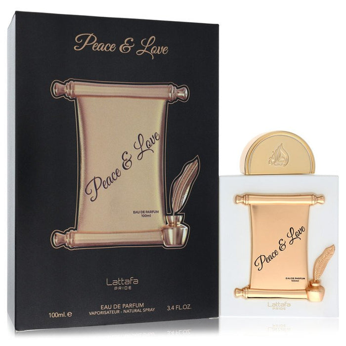 Peace & Love Eau De Parfum Spray By Lattafa For Men-100 Ml