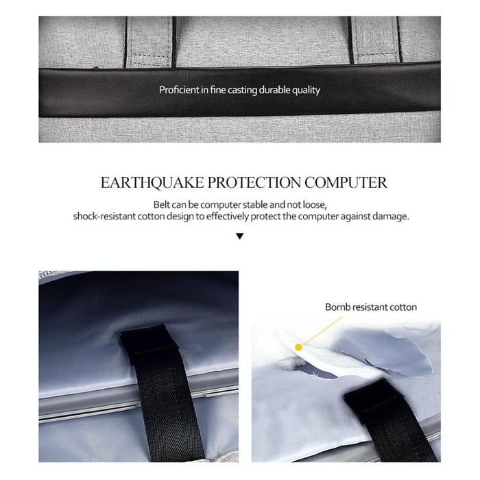 Waterproof Expandable Laptop Bag Dj06 Oxford Cloth Detachable Strap