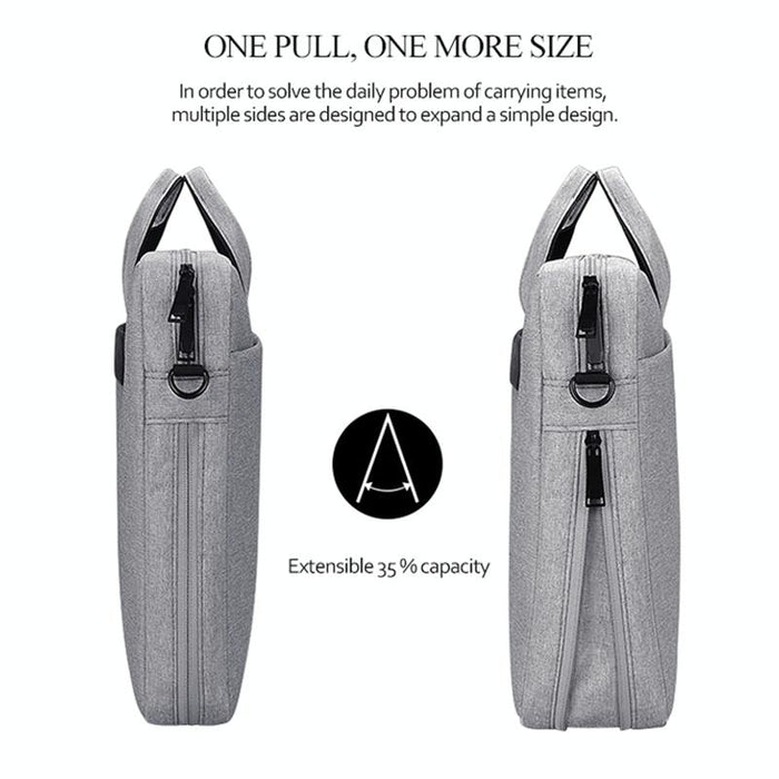 Waterproof Expandable Laptop Bag Dj06 Oxford Cloth Detachable Strap