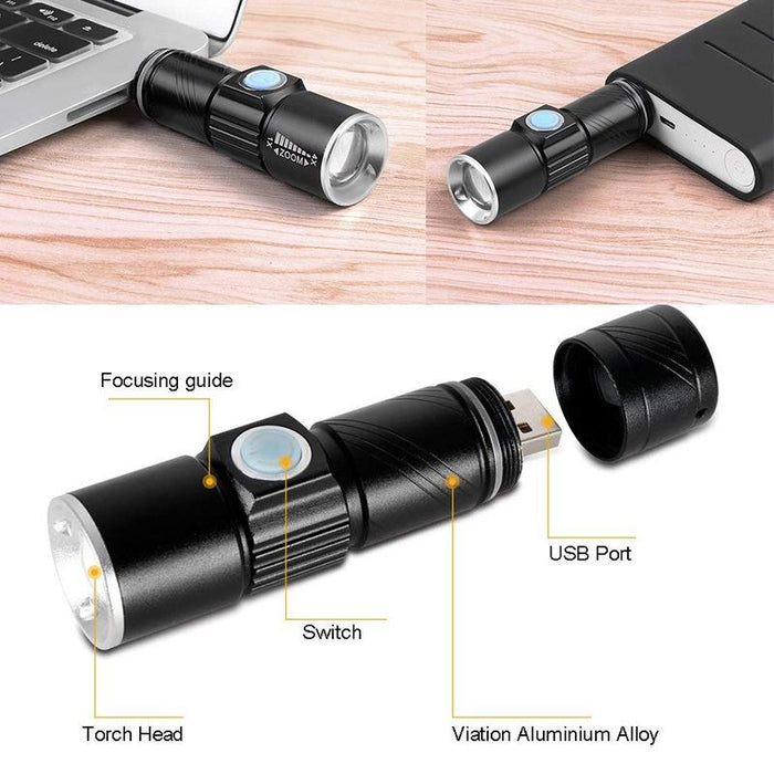 Rechargeable Led Torch Super Bright