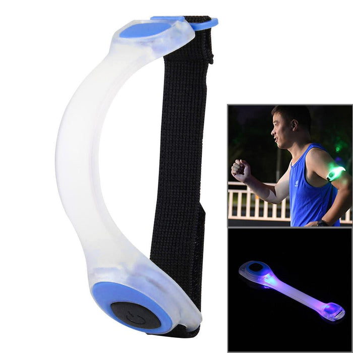 Led Safety Band For Night Runs / Rides Cr2032 Battery Powered