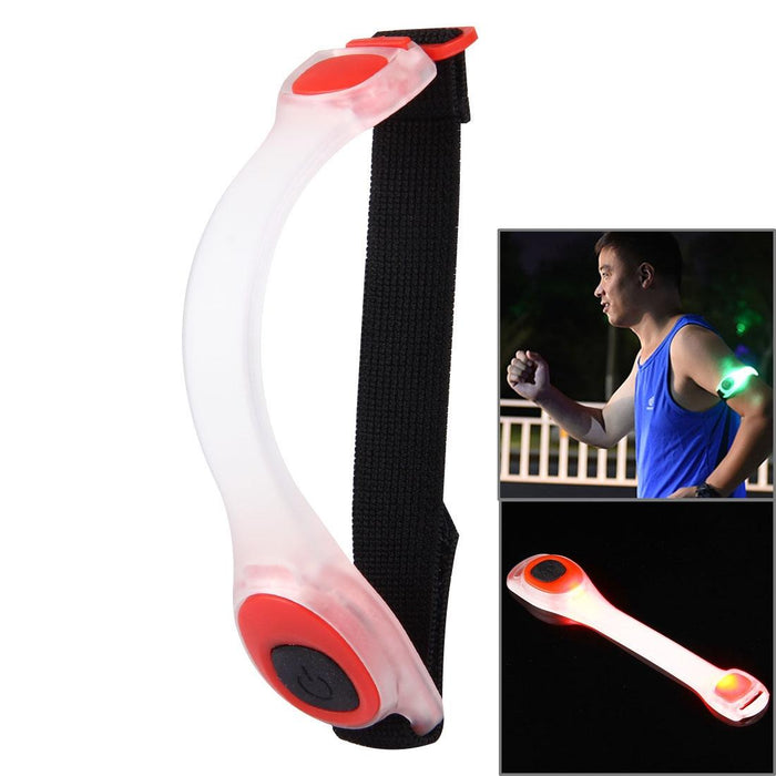 Led Safety Band For Night Runs / Rides Cr2032 Battery Powered