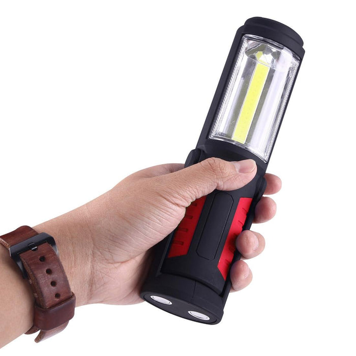5W Cob + 1W F8 Waterproof Led Work Light 400 Lm Usb Charging Magnetic & Swivel Hook