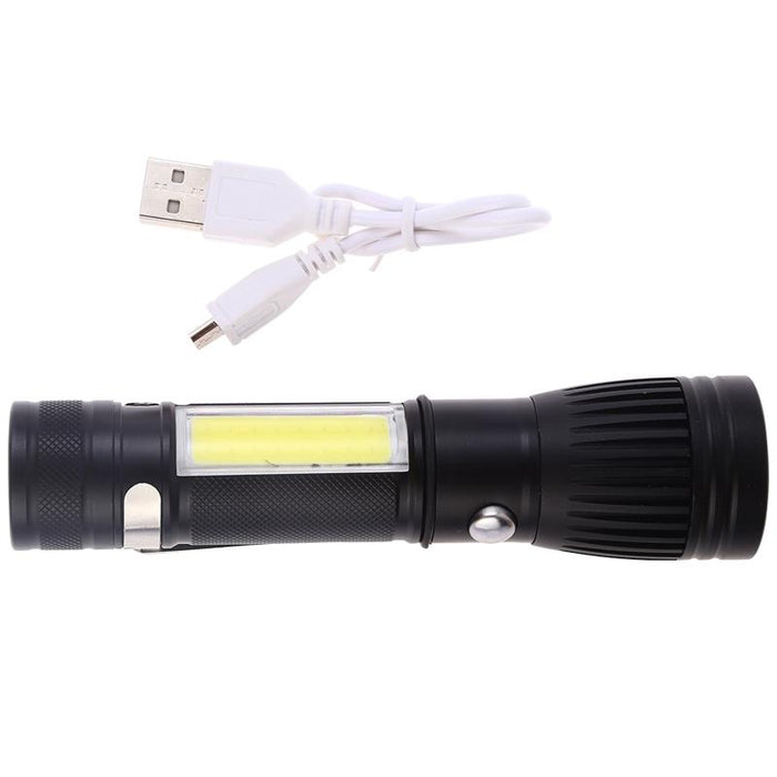 Portable Usb Led Flashlight With Charging