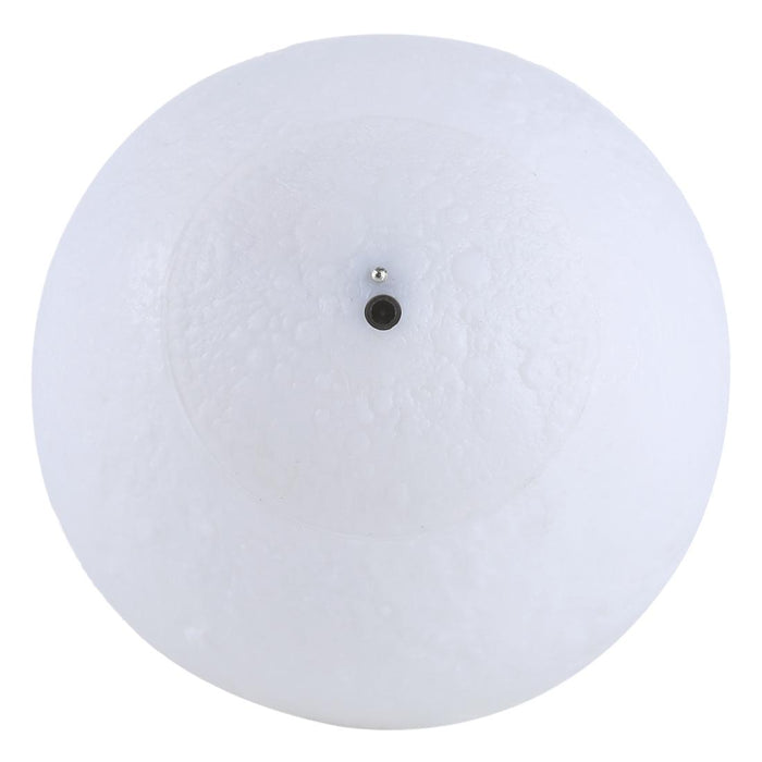 Touch Control 3D Print Moon Lamp 8Cm Usb Charging 7-Colour Led Wooden Base