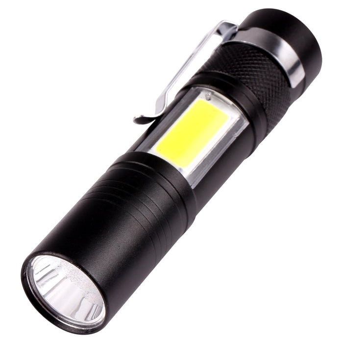 Usb Rechargeable Flashlight 3 Modes