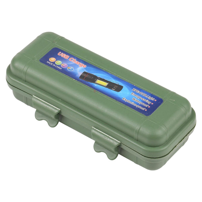 Zoomable T6 Led Flashlight With Hook Clip