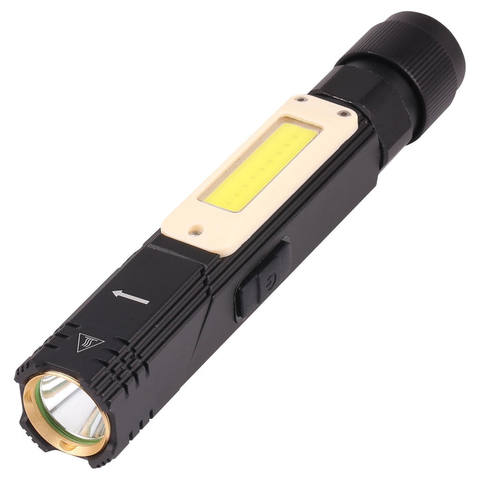 Large 5W 90° Folding Led Flashlight 5 Modes