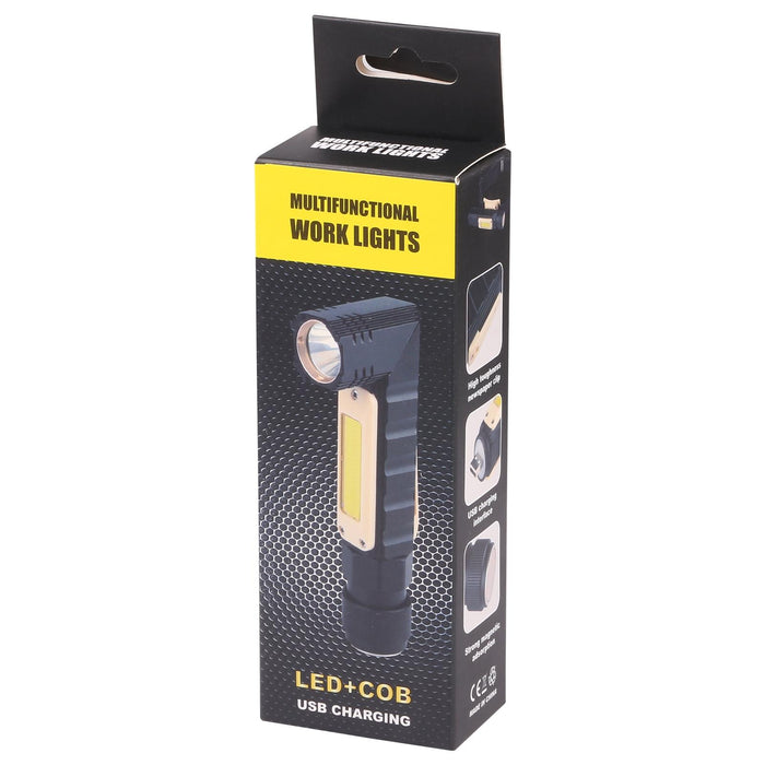 Compact 5W 90° Folding Led Flashlight 5 Modes