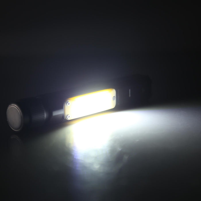 Compact 5W 90° Folding Led Flashlight 5 Modes