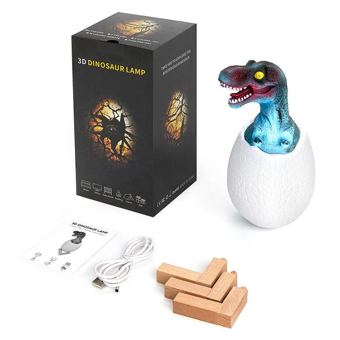 3D Tyrannosaurus Night Light 3-Colour Patting Version