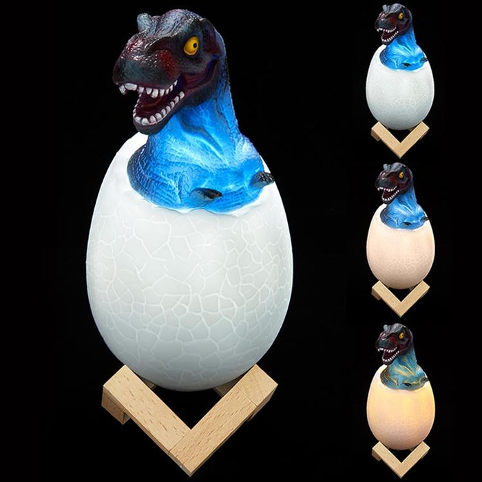 3D Tyrannosaurus Night Light 3-Colour Patting Version