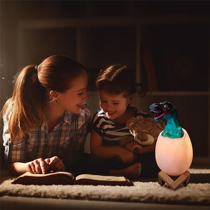 3D Tyrannosaurus Night Light 3-Colour Patting Version
