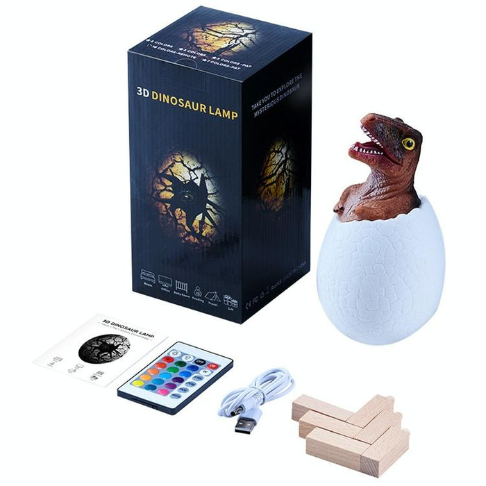 Raptor 3D Night Light 16-Colour Remote Control