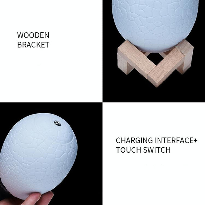 Raptor 3D Night Light 16-Colour Remote Control