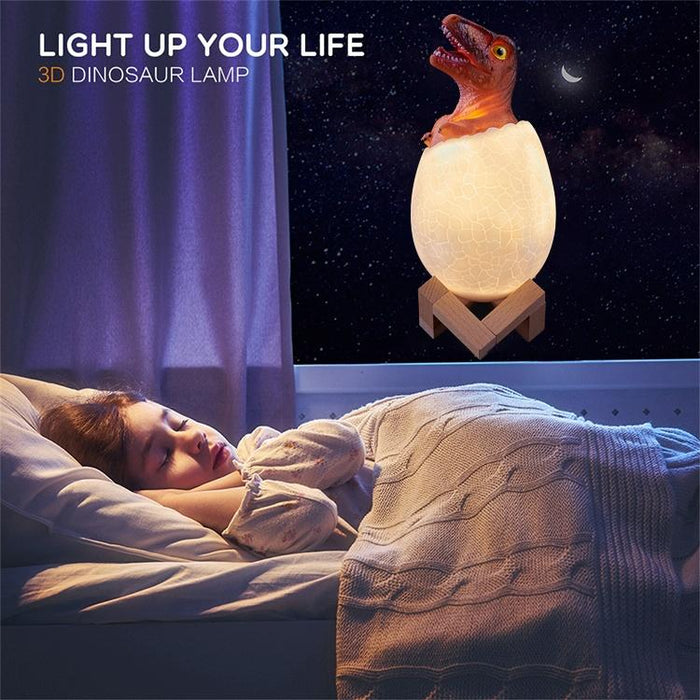 Raptor 3D Night Light 16-Colour Remote Control