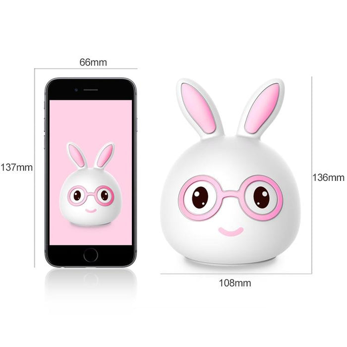 3D Led Night Light Usb Charging Happy Rabbit Design