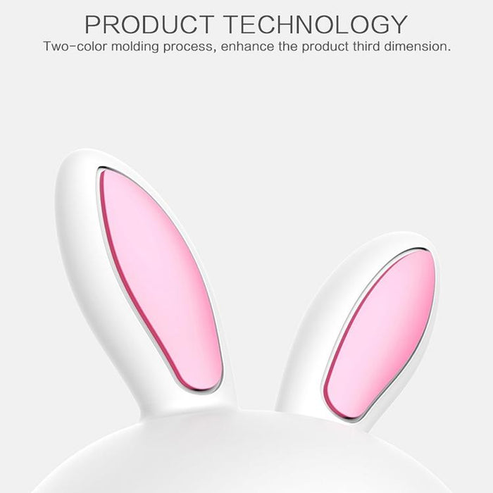 3D Led Night Light Usb Charging Happy Rabbit Design