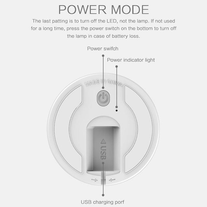 3D Led Night Light Smiling Rabbit Design Usb Charging