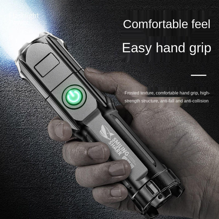 Telescopic Led Flashlight With Three Gears