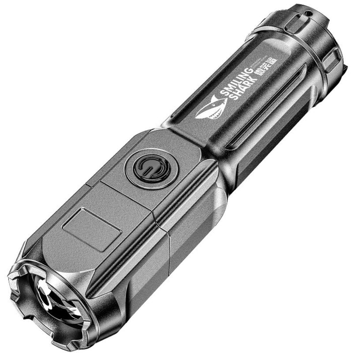 Telescopic Led Flashlight With Three Gears