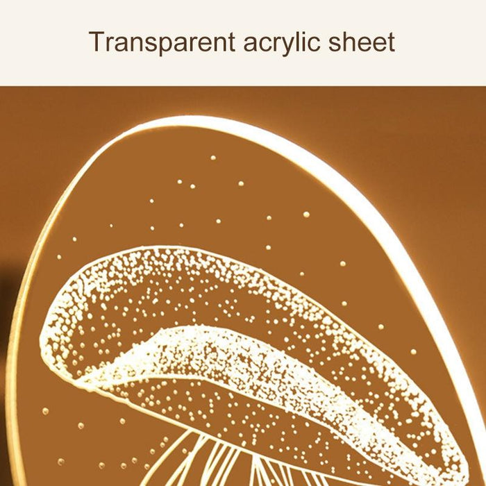 Sky Castle 3D Night Light Remote Control Touch Dimming