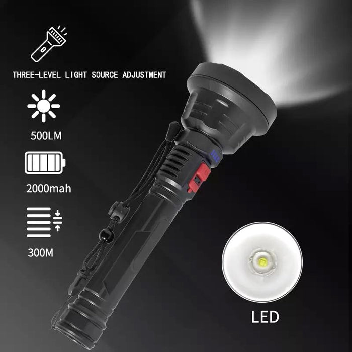 3W Usb Rechargeable Mini Led Flashlight