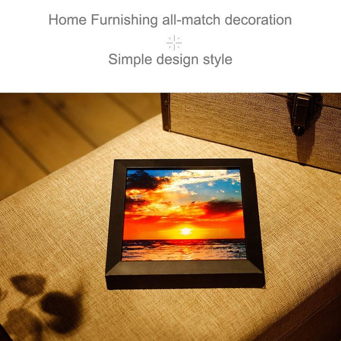 Remote Control Dimmable Led Photo Frame Night Light Warm White