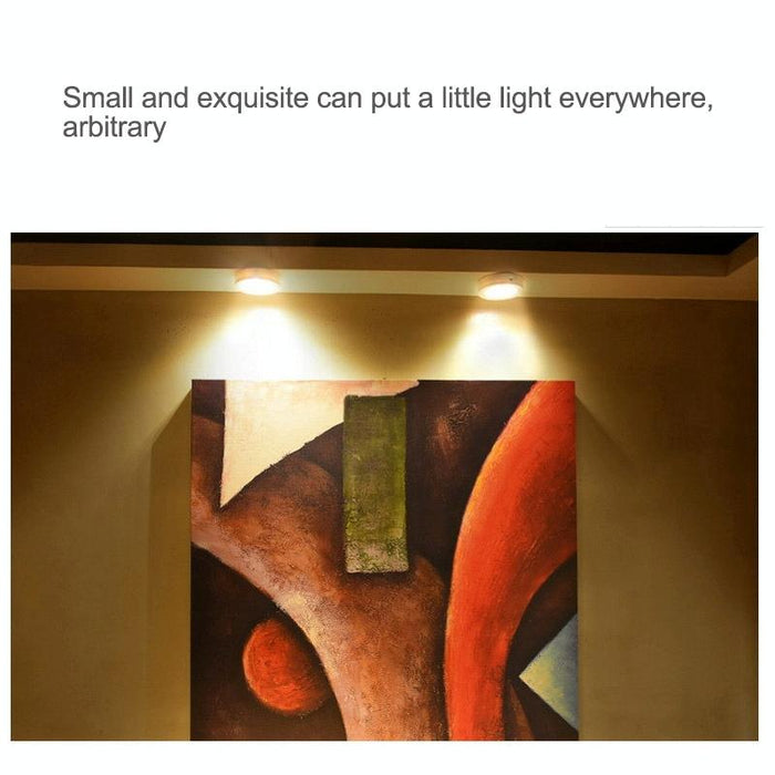 6-Led Night Light For Car Hotel Corridor Exhibition Hall Wardrobe Warm / White / Yellow