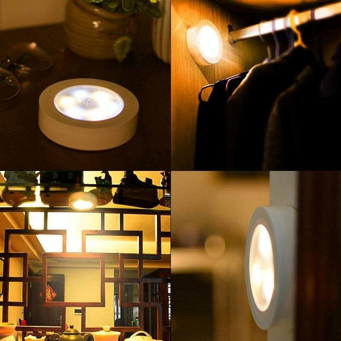 6-Led Night Light For Car Hotel Corridor Exhibition Hall Wardrobe Warm / White / Yellow