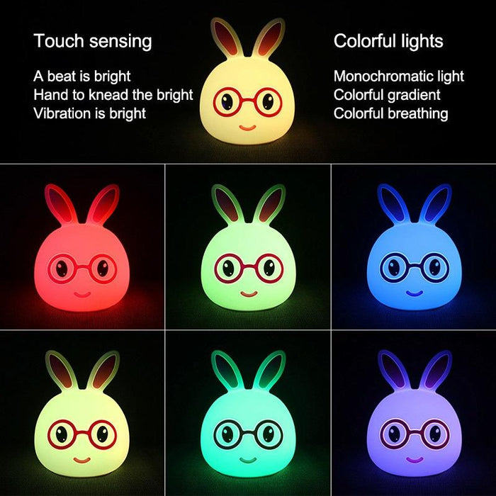 Colourful Touch Sensor Night Light Usb Charging Novelty Gift