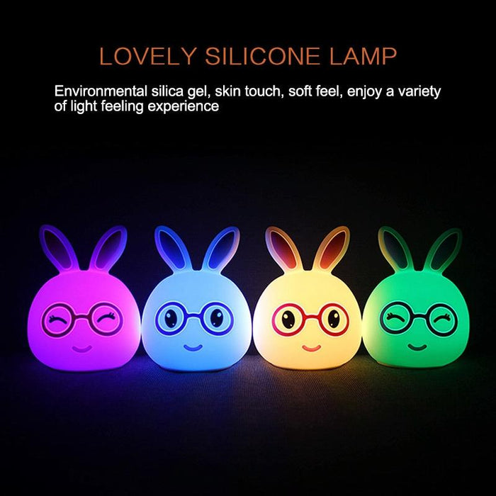 Colourful Touch Sensor Night Light Usb Charging Novelty Gift