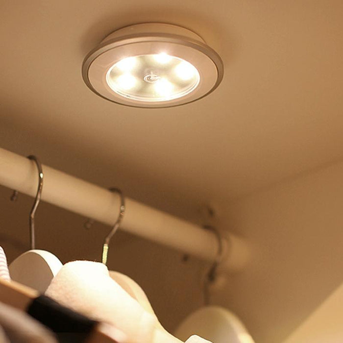 Cl017 Led Wall Night Light Battery-Powered Press Light