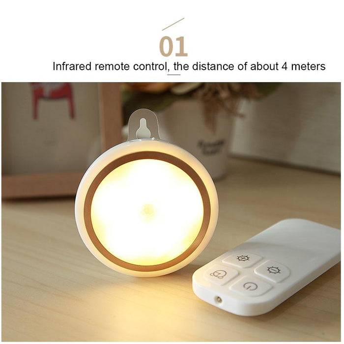 Usb Charging Led Night Light With Remote Control Warm White
