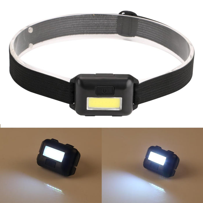 10W Cob Led Headlamp Black