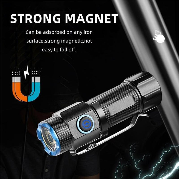 Waterproof Mini Flashlight With Clip Ipx6