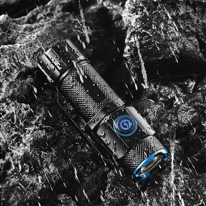 Waterproof Mini Flashlight With Clip Ipx6