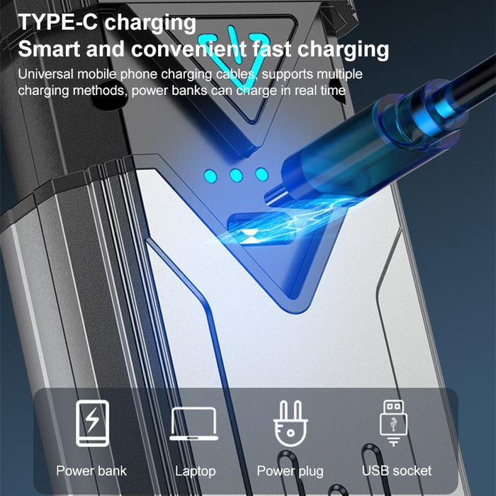 Waterproof Work Light 3 Colour Cob Flashlight