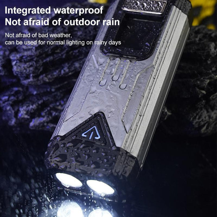 Waterproof Work Light 3 Colour Cob Flashlight