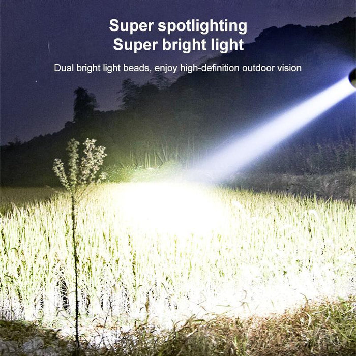 Waterproof Work Light 3 Colour Cob Flashlight