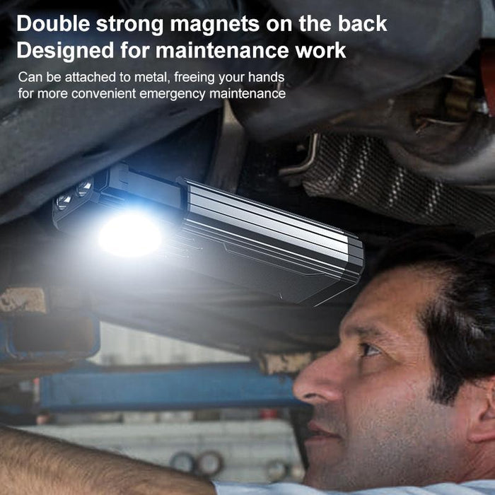 Waterproof Work Light 3 Colour Cob Flashlight