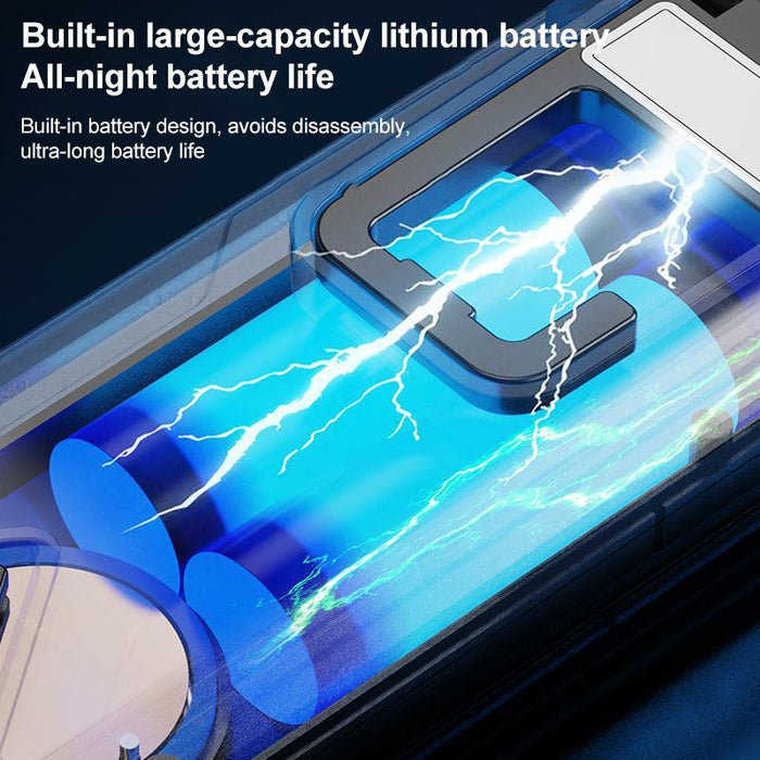 Waterproof Work Light 3 Colour Cob Flashlight