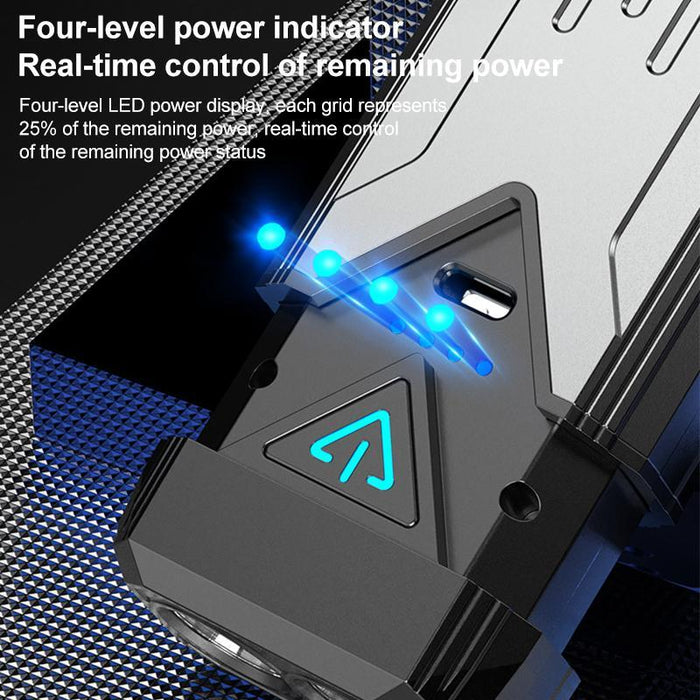 Waterproof Work Light 3 Colour Cob Flashlight