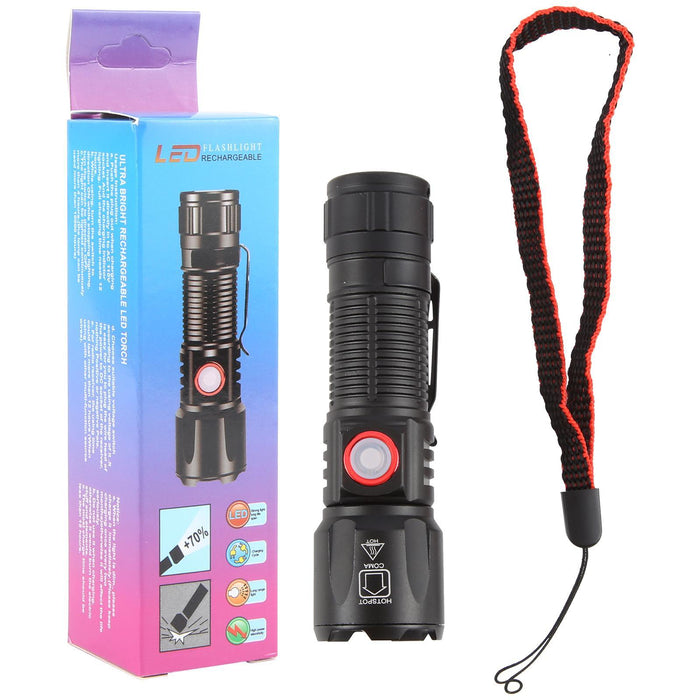20W White Laser Mini Flashlight With Clip Compact & Powerful