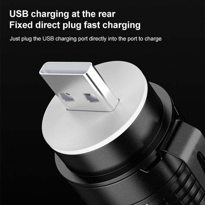 20W White Laser Mini Flashlight With Clip Compact & Powerful