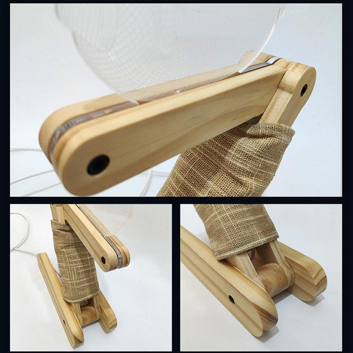 3D Owl Night Light For Kids' Bedroom Warm Light